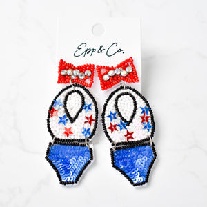 Miss America Beaded Drops