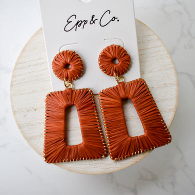 Pumpkin Bell Raffia Drops